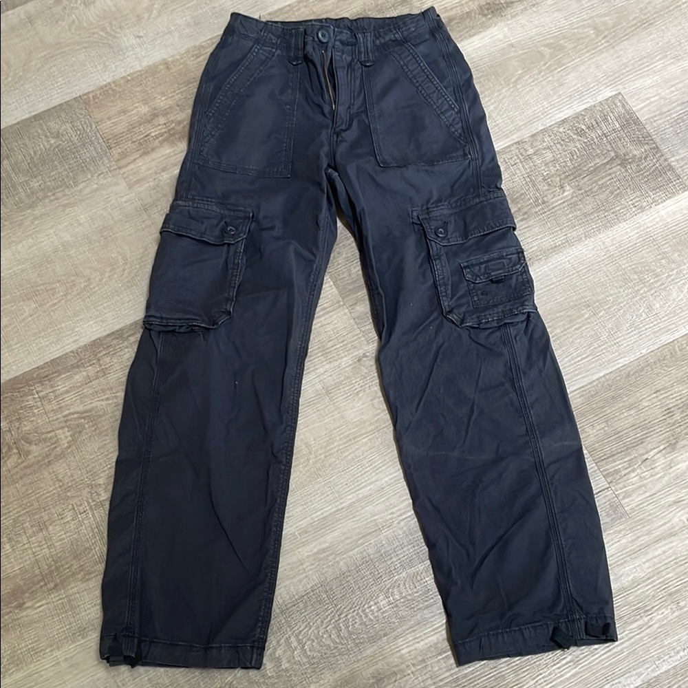 American Eagle-womens’ black cargo pants